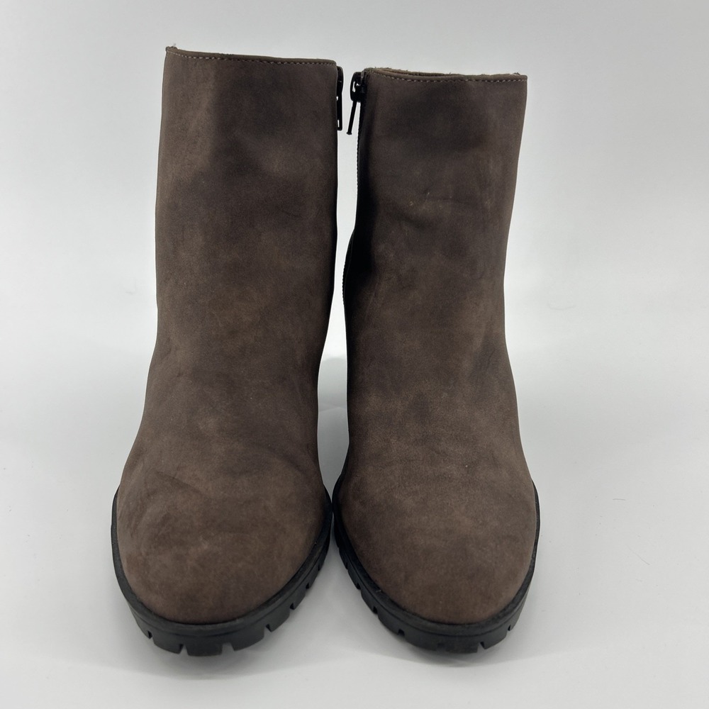 Kelly & Katie Yona Chelsea Boots Shoes Women's 7.5M Java Brown 3 Inch Heels - Picture 2 of 11